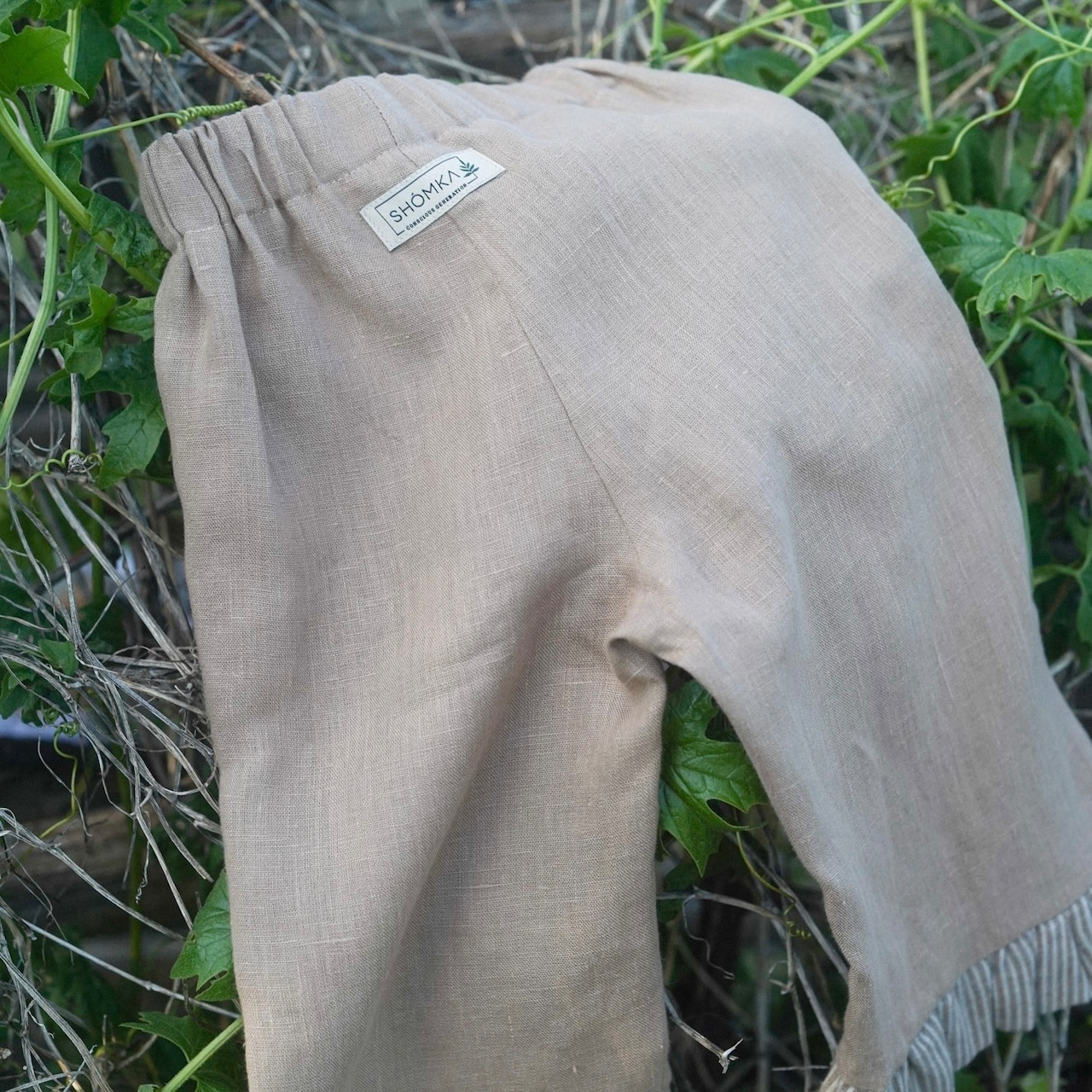 フリルパンツ【7月下旬お届け】SHÓMKA / LINEN PANTS 'DREAMER'