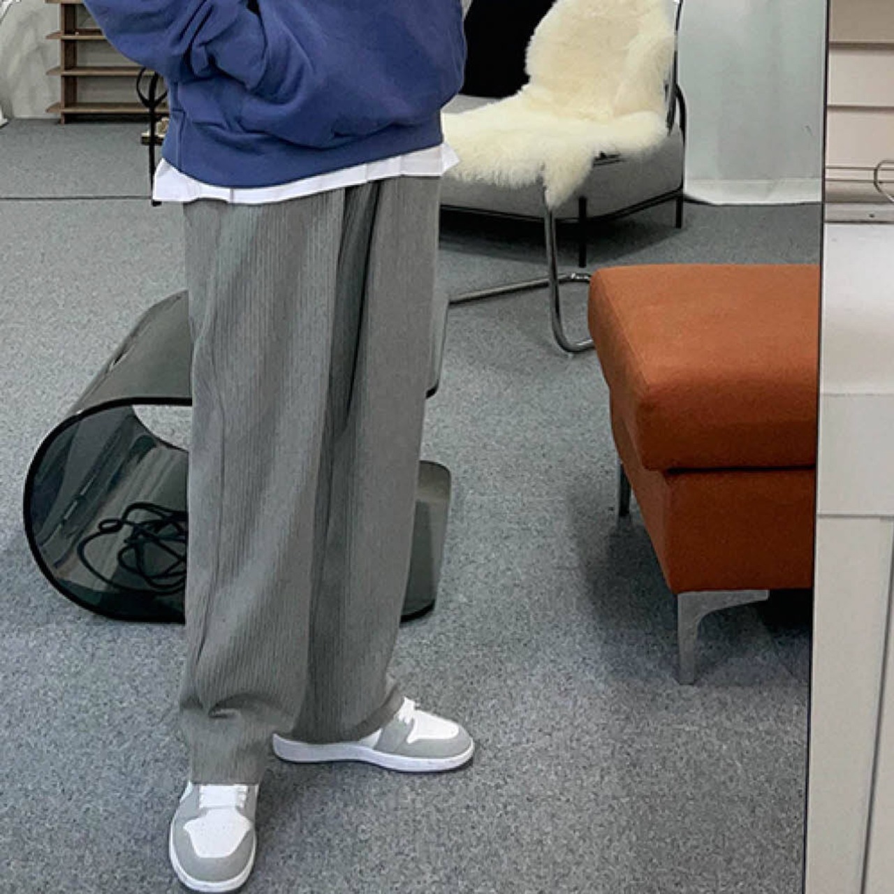 コーデュロイライクルーズドレープパンツ　MT0080048