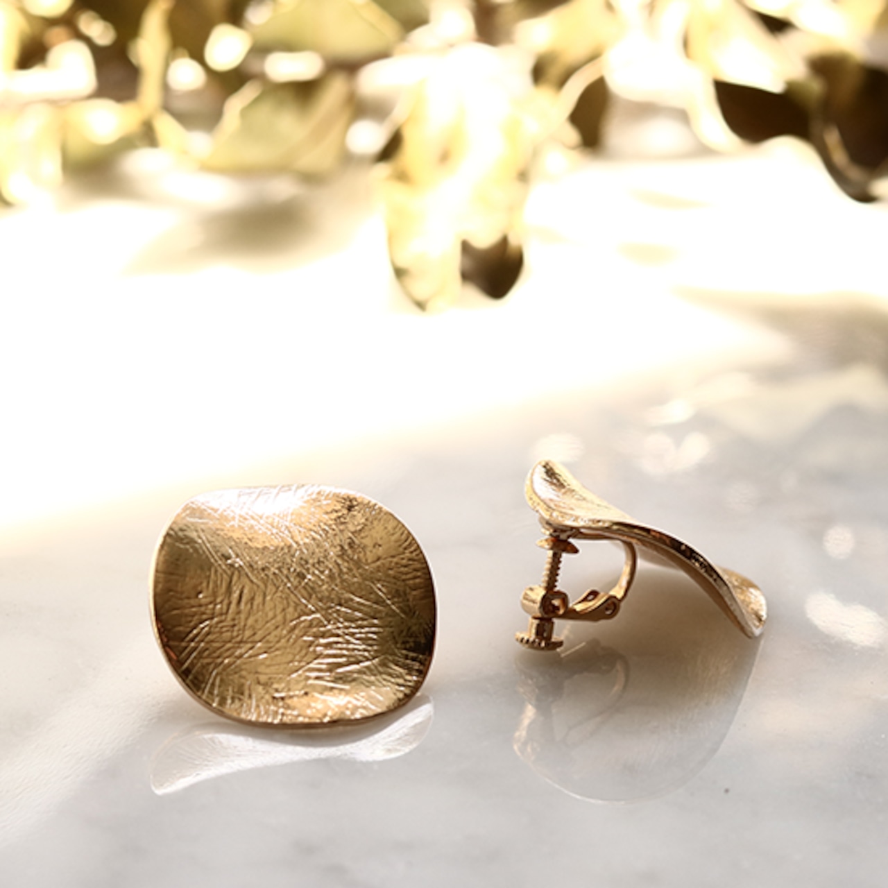 \期間限定1000円ポッキリ/【ネコポス便】ラウンドサークルイヤリング (0013)