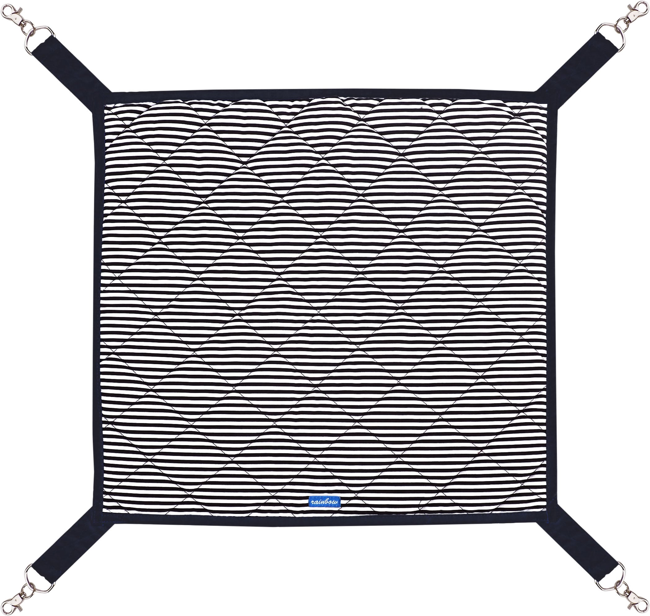 【キャトハンモック】しましま猫のハンモック　レッド/ブルー