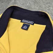 custom draw cord half zip long sleeve tee