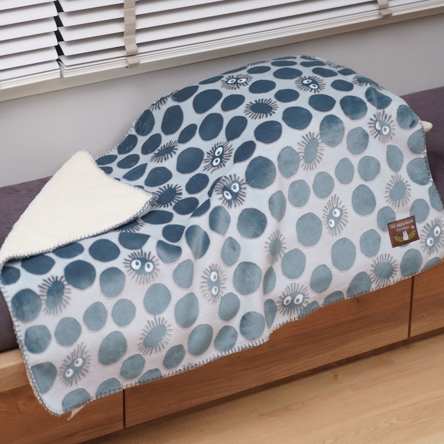 となりのトトロ　ひざ掛け / ブランケット（でこぼこクロスケ/0168）