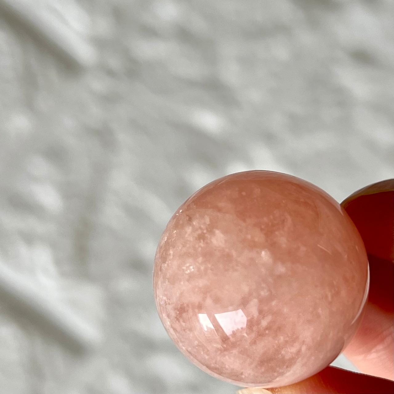 モルガナイトスフィア1＊ベリル＊天然石インテリア＊置き物