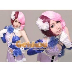 DW473 鉄拳 アリサ・ボスコノビッチ  Alisa 風 　コスプレウィッグ ＋ウイッグネット W473 鉄拳 アリサ・ボスコノビッチ Alisa 風 コスプレウィッグ ＋