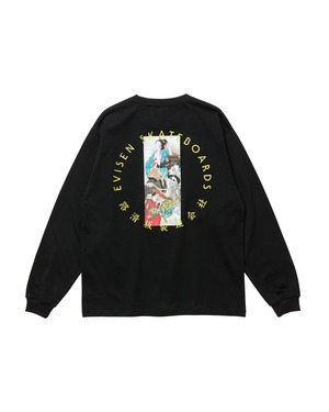 【9月19日(土) 正午12時より販売スタート】 EVISEN HYAKKI YAENZU LS TEE BLACK