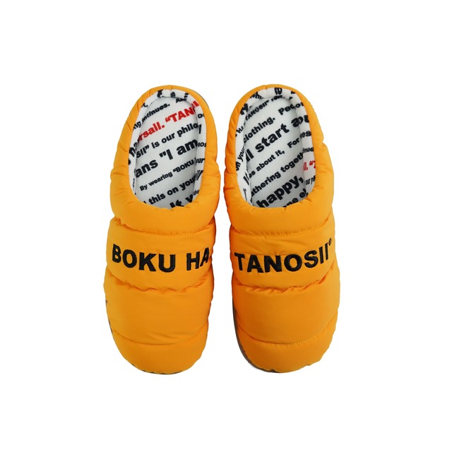 BOKU HA TANOSII × SUBU ／ ボクタノパフサンダル "Yellow"