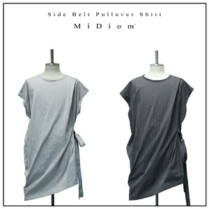 【MiDiom】Side Belt Pullover Shirt