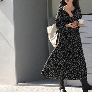 floral cutout one-piece　J00460