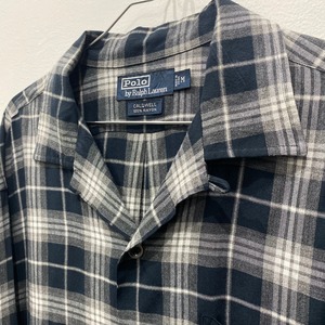 RALPH LAUREN RAYON OPEN COLLARED SHIRT