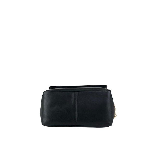 Christian Dior クリスチャン ディオール ショルダーバッグ ブラック ロゴチャーム レザー フラップ vintage ヴィンテージ オールド rrr3nm