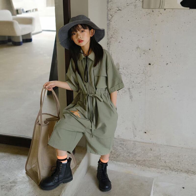 ジャンプスーツ オールインワン サマーレッド 夏物 トレンディボーイ50965145005