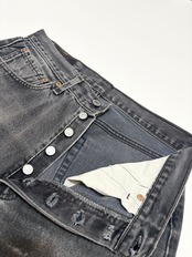 00s Levi’s 501 BLACK DENIM PANTS MADE IN USA Size W32L30→W30.5L29