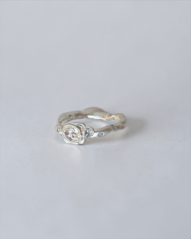 薔薇のring  silver925 LJ25091R　Rose ring