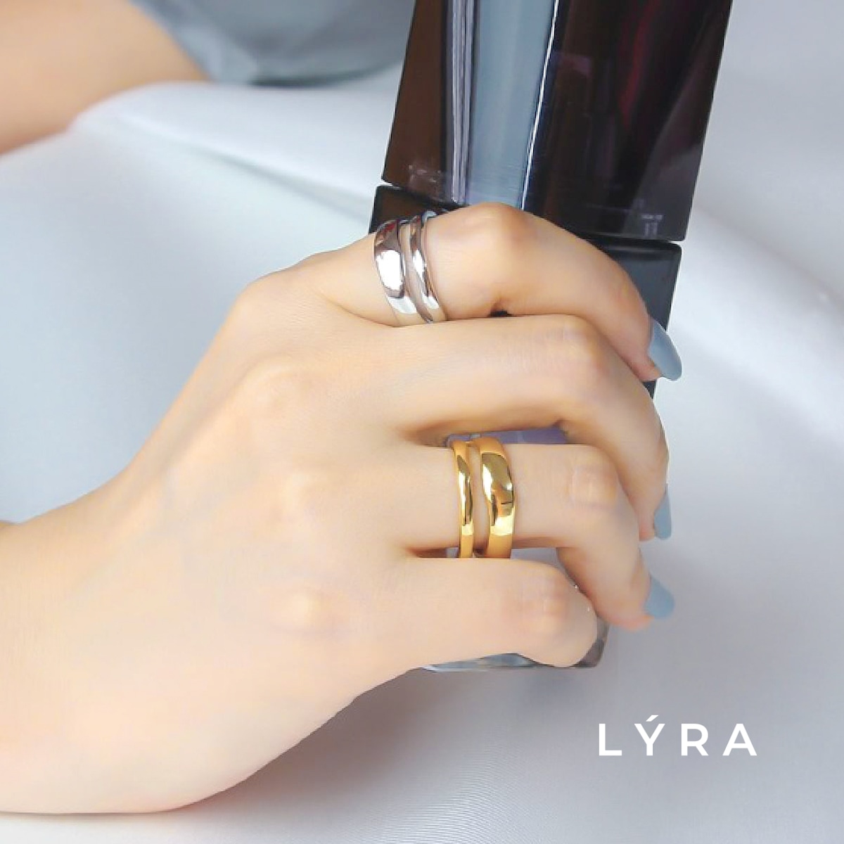 yy2　リング エレガンスレイヤードリング | LYRA（ライラ） | 金属アレルギー対応