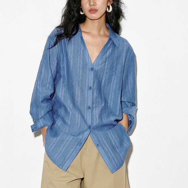 open neck shirt　k-0199