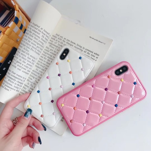 もちもち iphoneXS/8ケース キャンディーモチーフ クッション風