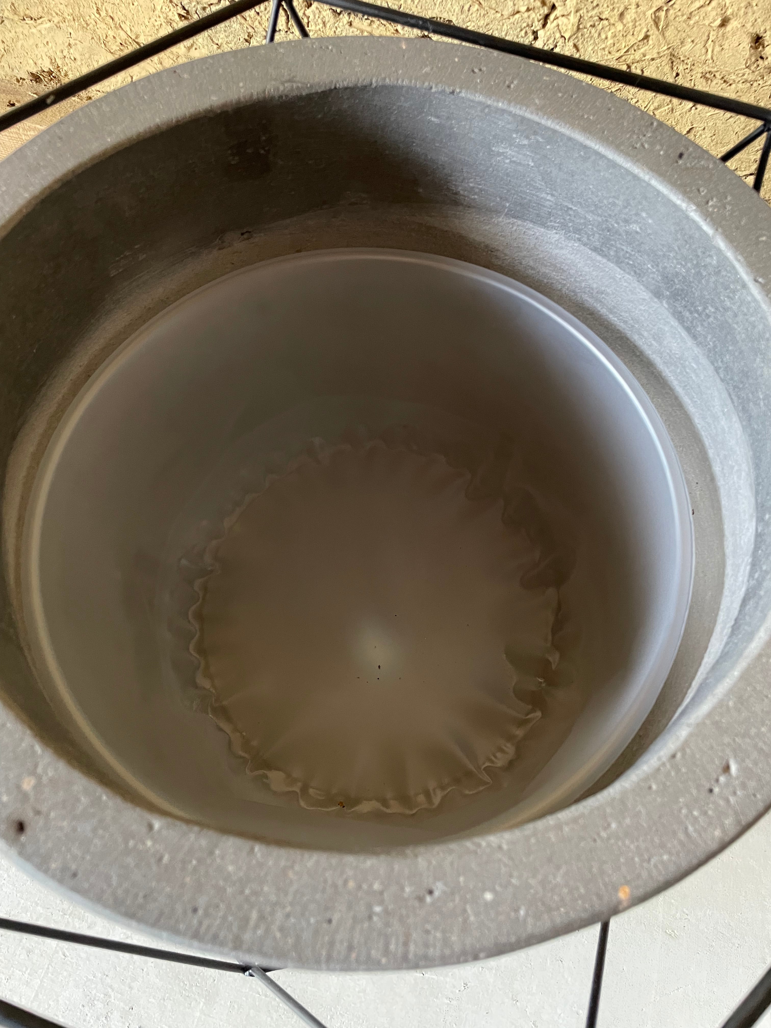 FARM ワイヤーフロートポット ブラック 8号鉢カバー | 枝や URARA