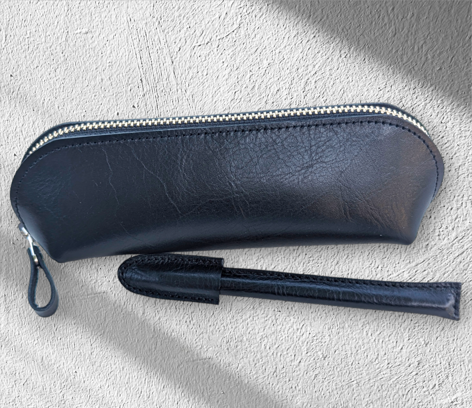 MAGGIOREカーフレザーペンケース 高級カーフレザー ペンケース | ハンドメイド革バッグ工房 KojiesWorks