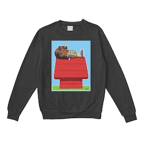 snoopdogg3.Crewneck sweat (black/white)