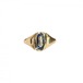 Vintage College Ring [1982s-] [JOSTEN 10kt Gold] Blue Top