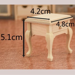 020-30150　ミニチュア家具　＊1/12サイズ＊　cabinet&shelf　ベッドサイドテーブル