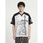 VINTAGE ストリート アニメVネック スポーツTシャツ T2177