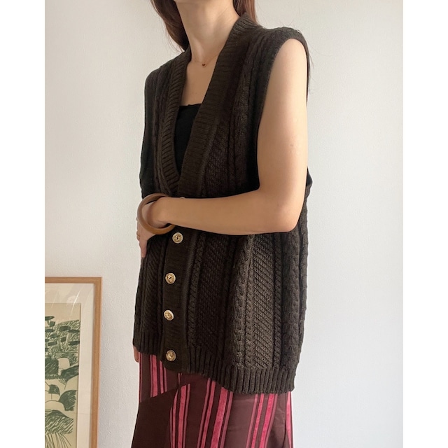 EURO OVERSIZE WOOL VEST