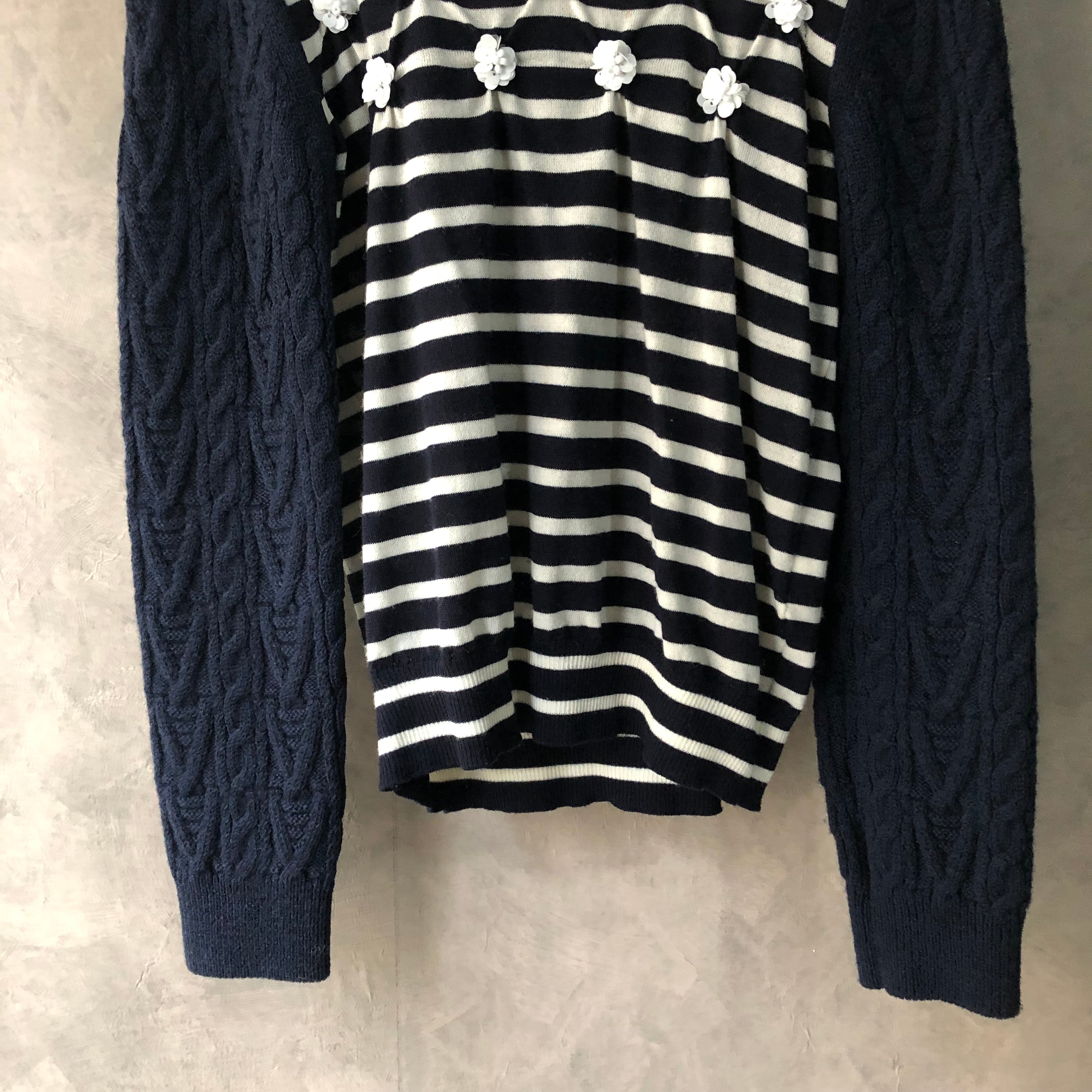 tricot comme des garçons トリコ コムデギャルソン ボーダーニット  