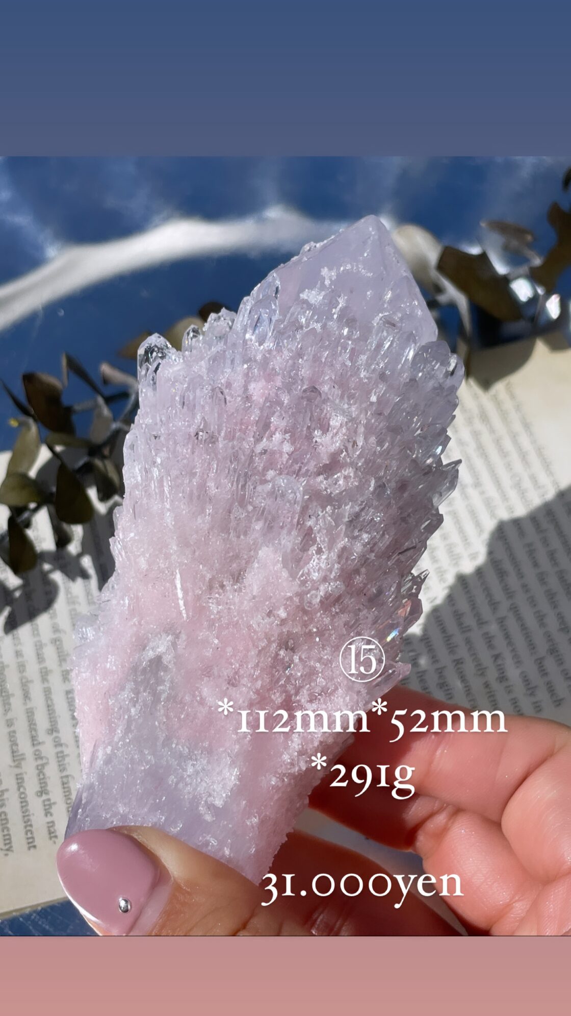 Pink pineapple quartz | Pay ID