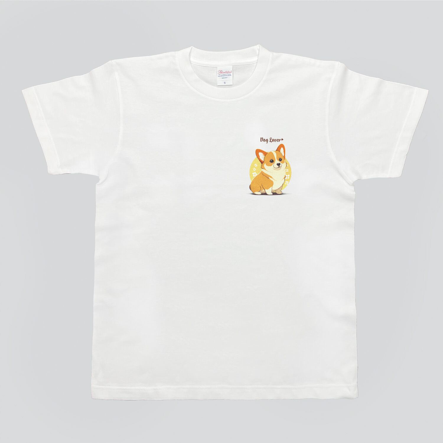 DIOR 犬イラスト ホワイトTシャツ Dior 犬イラスト ホワイトTシャツ