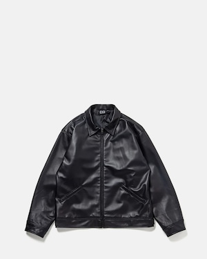 【430】LEATHER TRACKER JACKET