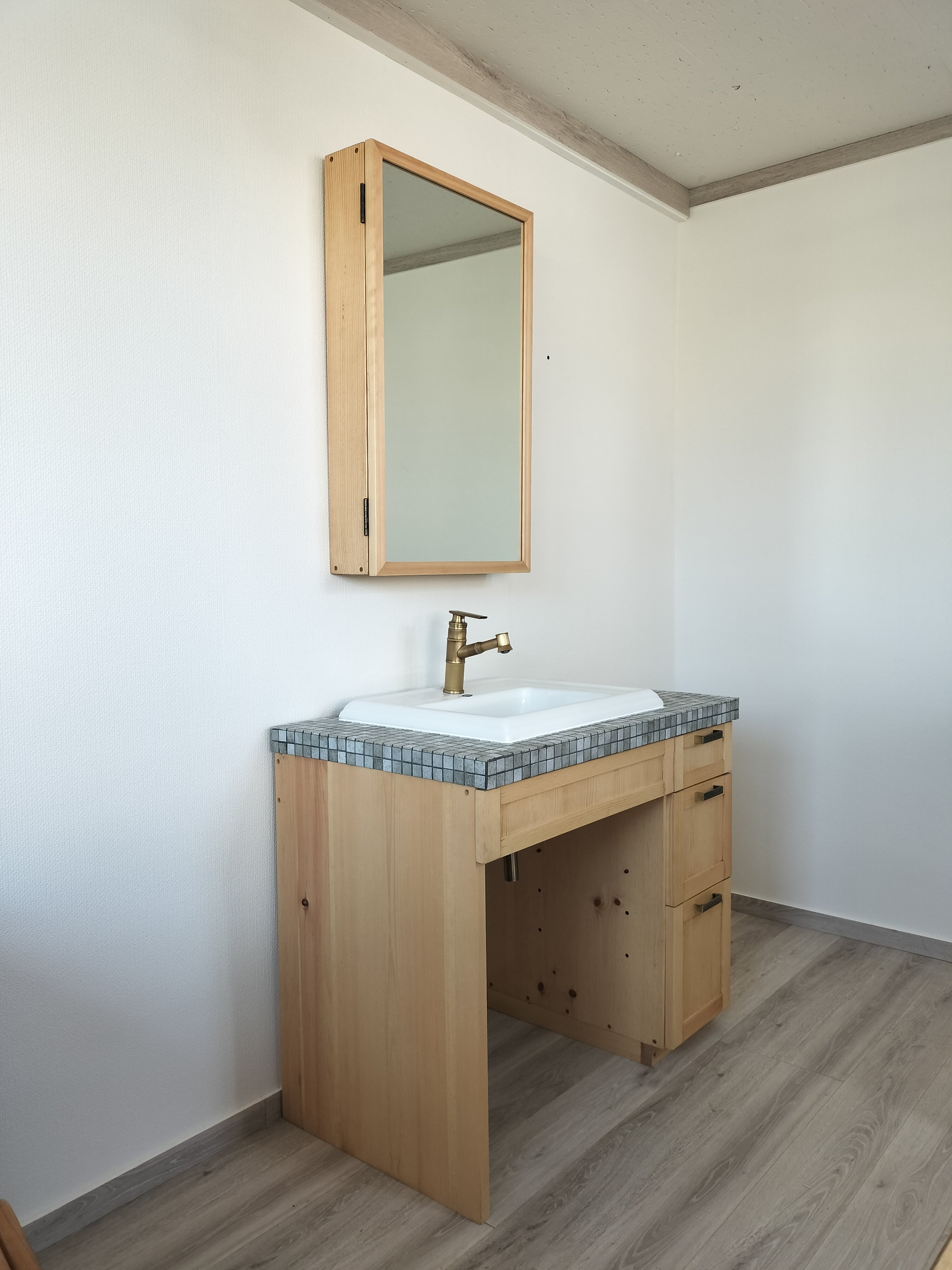 洗面台 | オーダー家具のKINOKA