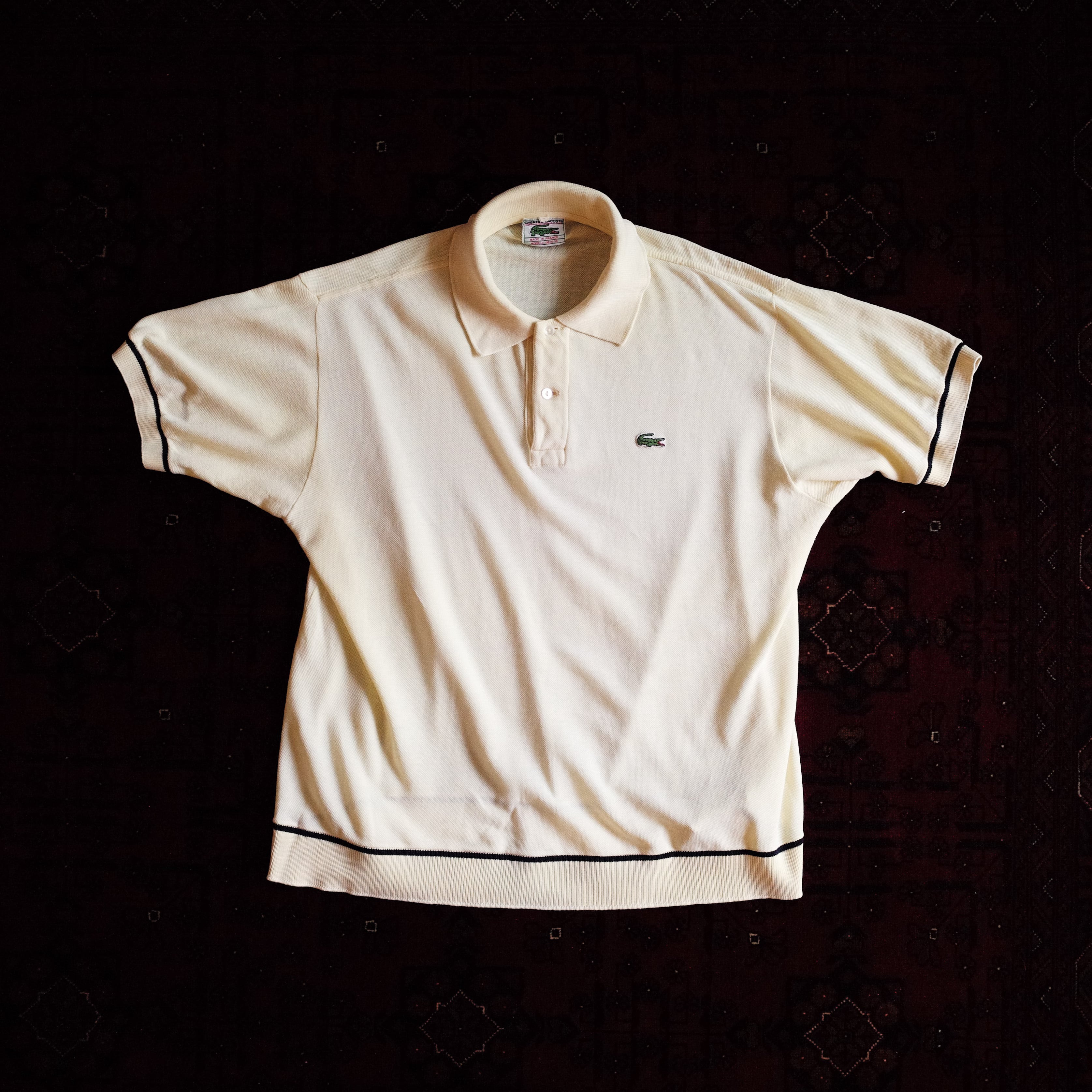 CHEMISE LACOSTE ポロシャツ ショートスリーブ 半袖 6サイズ C100 1960