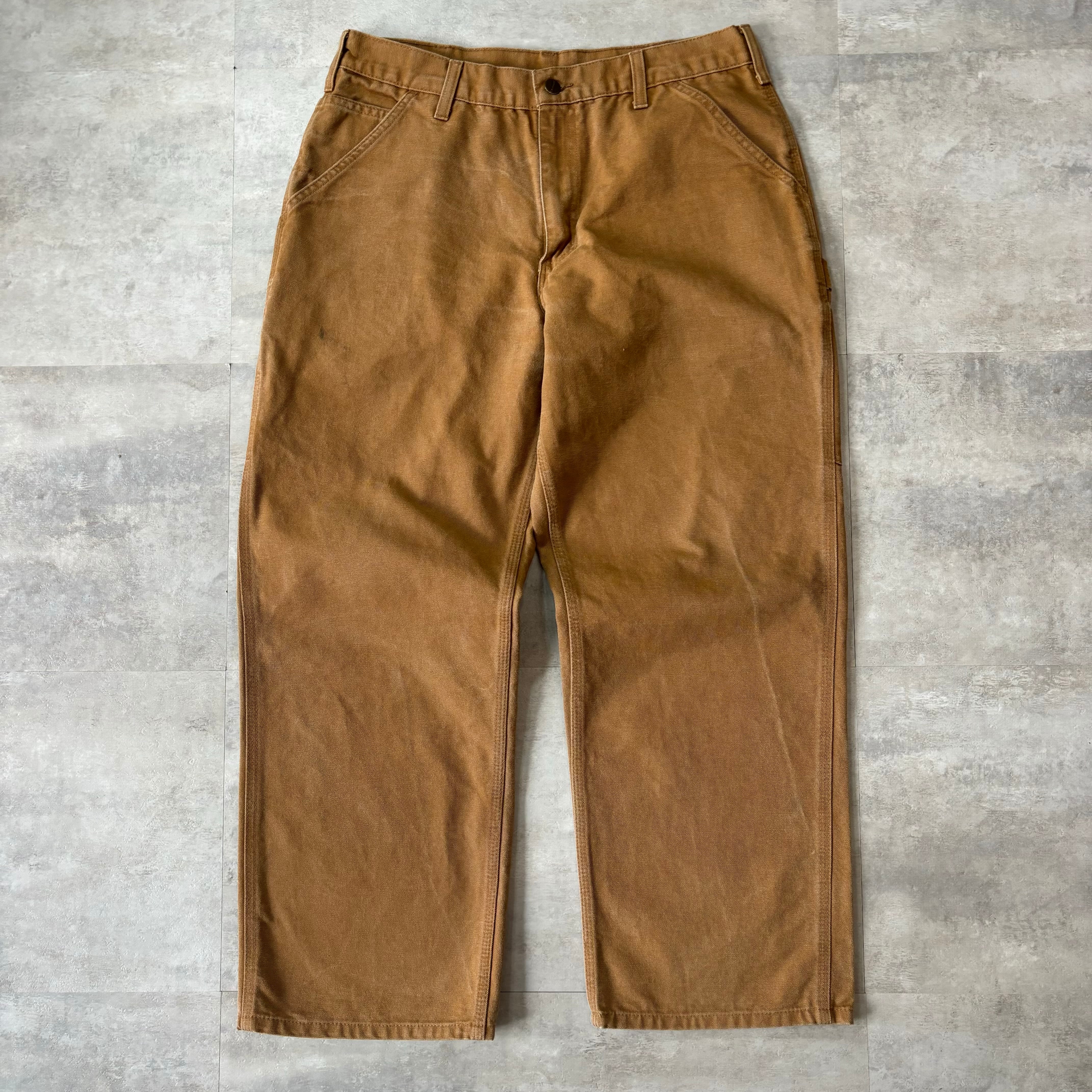 《実寸w32l27》carhartt ダック生地 ワークパンツ ペインターパンツ no.1268