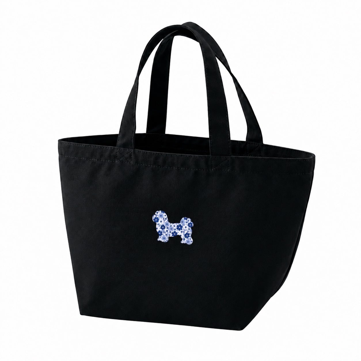 Blue Flower Tote Bag U3009