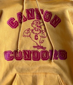 -Russell Athletic- Vintage 80s M Print Hoodie