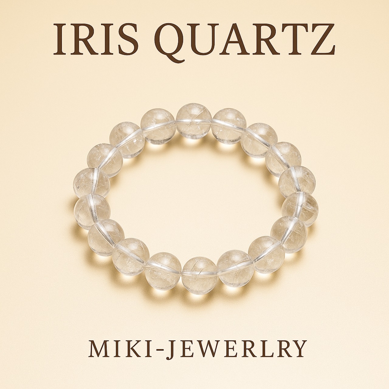 純白の光があらゆるエネルギーを調和へ導くクリアクォーツ | MIKI-JEWELRY クリアクォーツブレスレット | Clear Quartz Bracelet