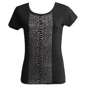 SILVER PYTHON PRINTED T-SHIRTS