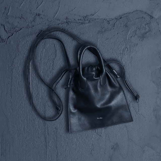 real leather drawstring shoulder bag [ddb] / Y2202SRB03