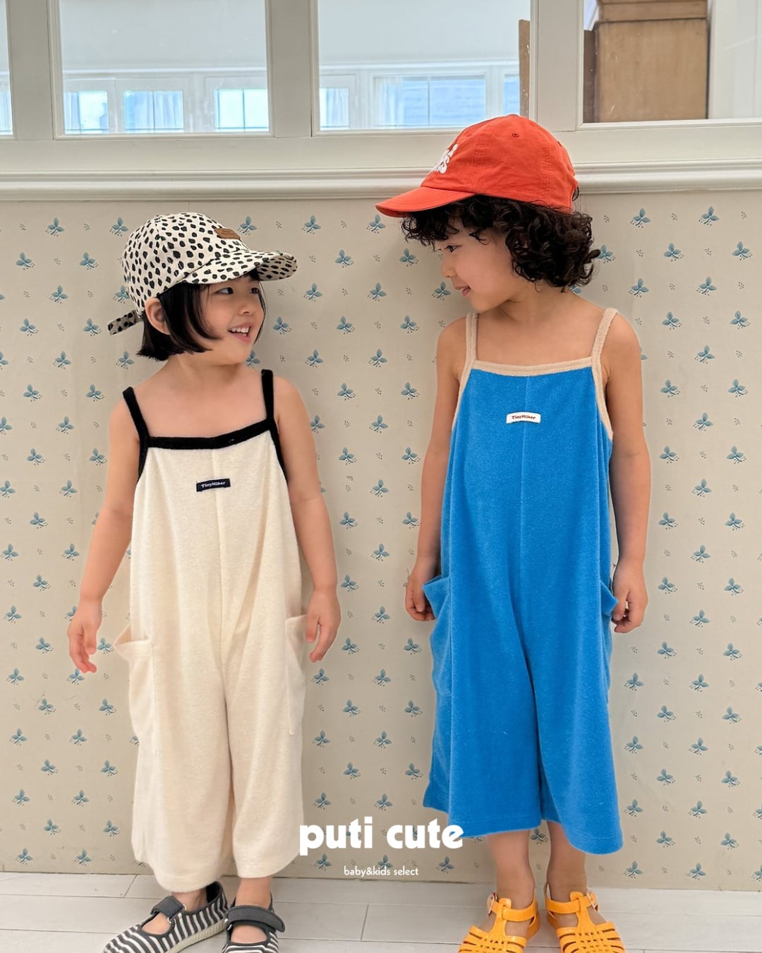 80-120 / MOM ꒰ 予約 ꒱ Summer picnic overall / Tiny hiker ⸝⋆