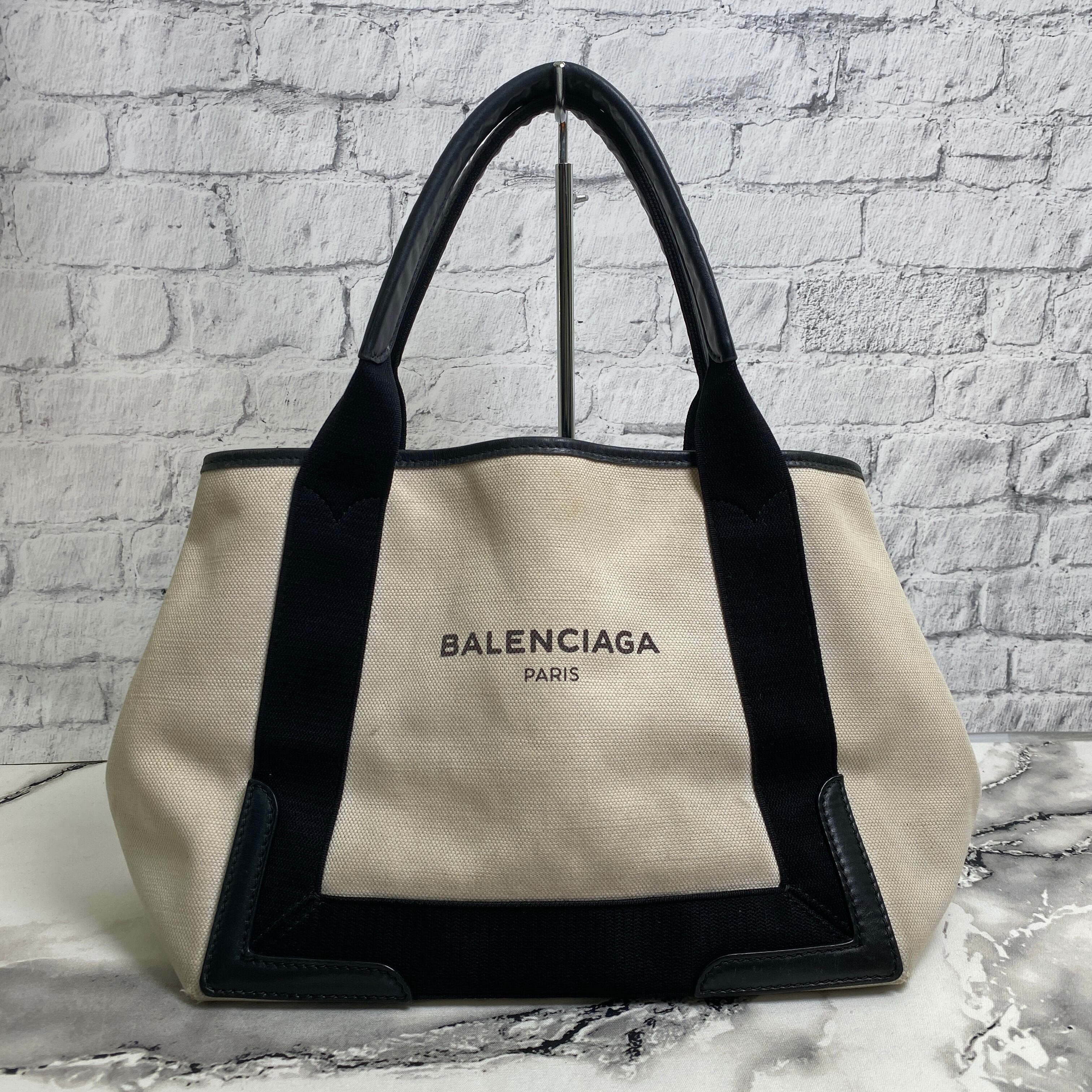 BALENCIAGA トートバッグ　カバス　バレンシアガ　グレー