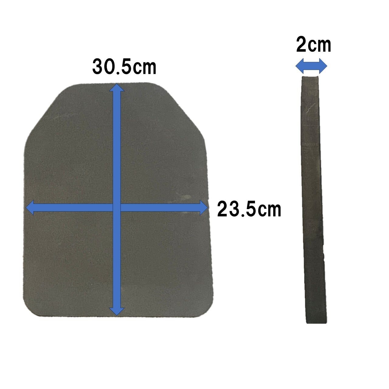 NIJ IIIAプレート2枚+ダミープレート2枚+プレキャリ本体 セット 未使用 公式【TAILOR JAPAN】ウレタン製ダミープレート Sサイズ 二枚セット