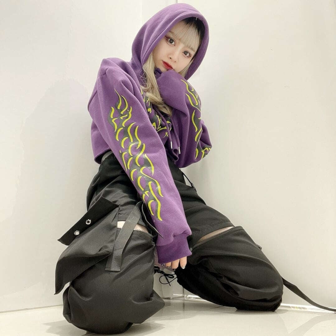 50%OFF】HURRICANEトライバル ショート丈パーカー(裏起毛