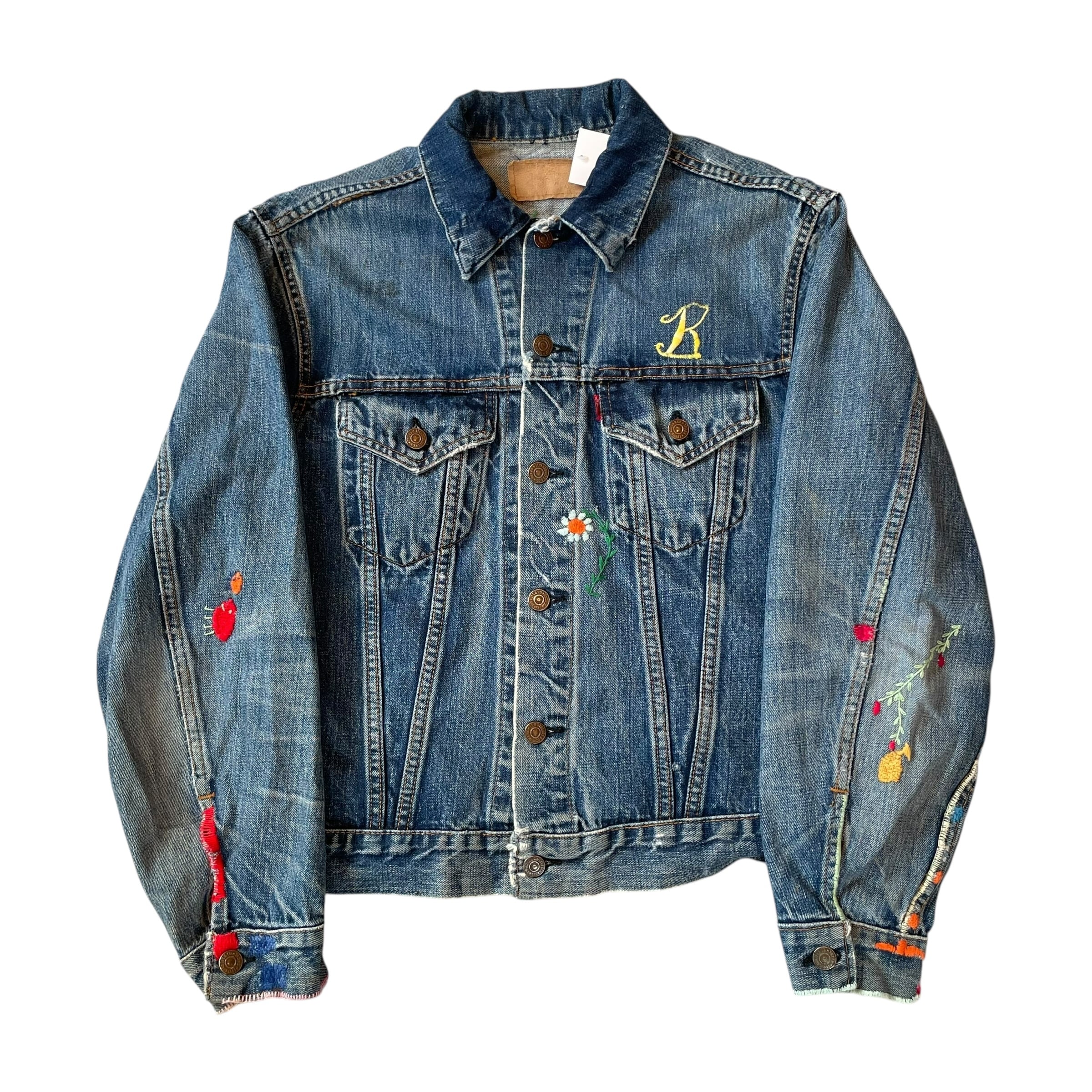 1970s LEVI'S 70505 "Embroidery remake" denim jacket