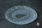 王承龍 WANG Chenglong - 楕円皿 glass plate L