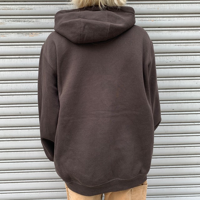 carhartt カーハート　スウェットパーカー　フーディ　ブラウン　L