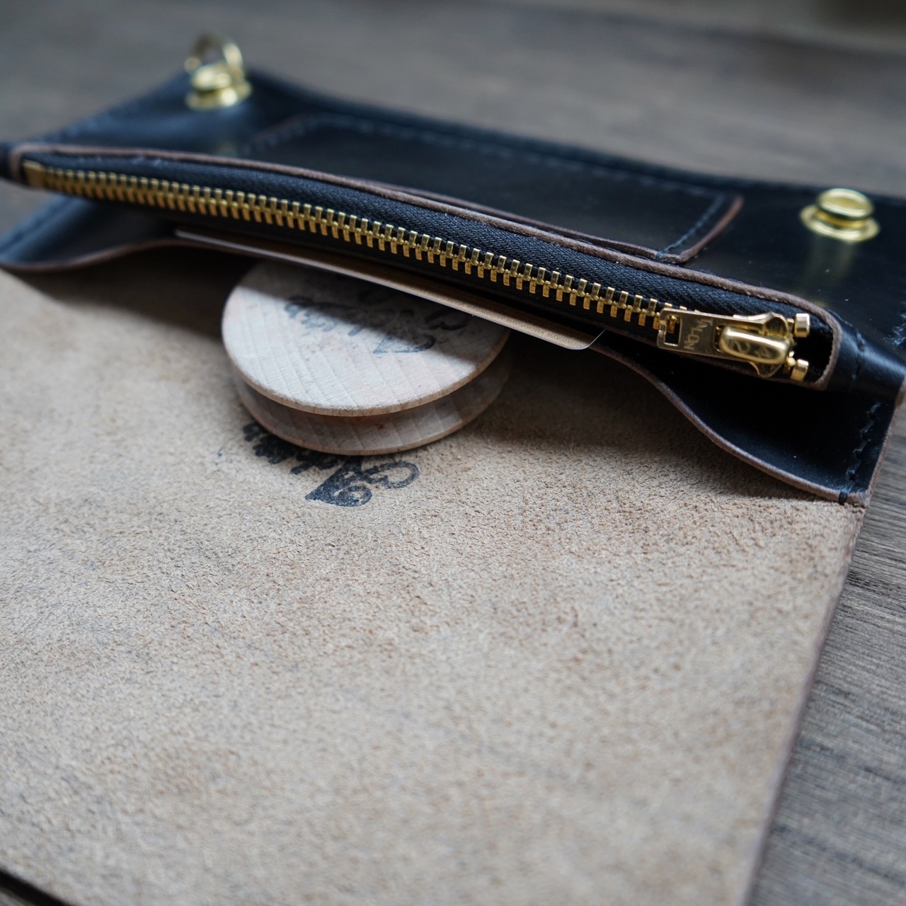 【TW-003】trucker wallet 2層　