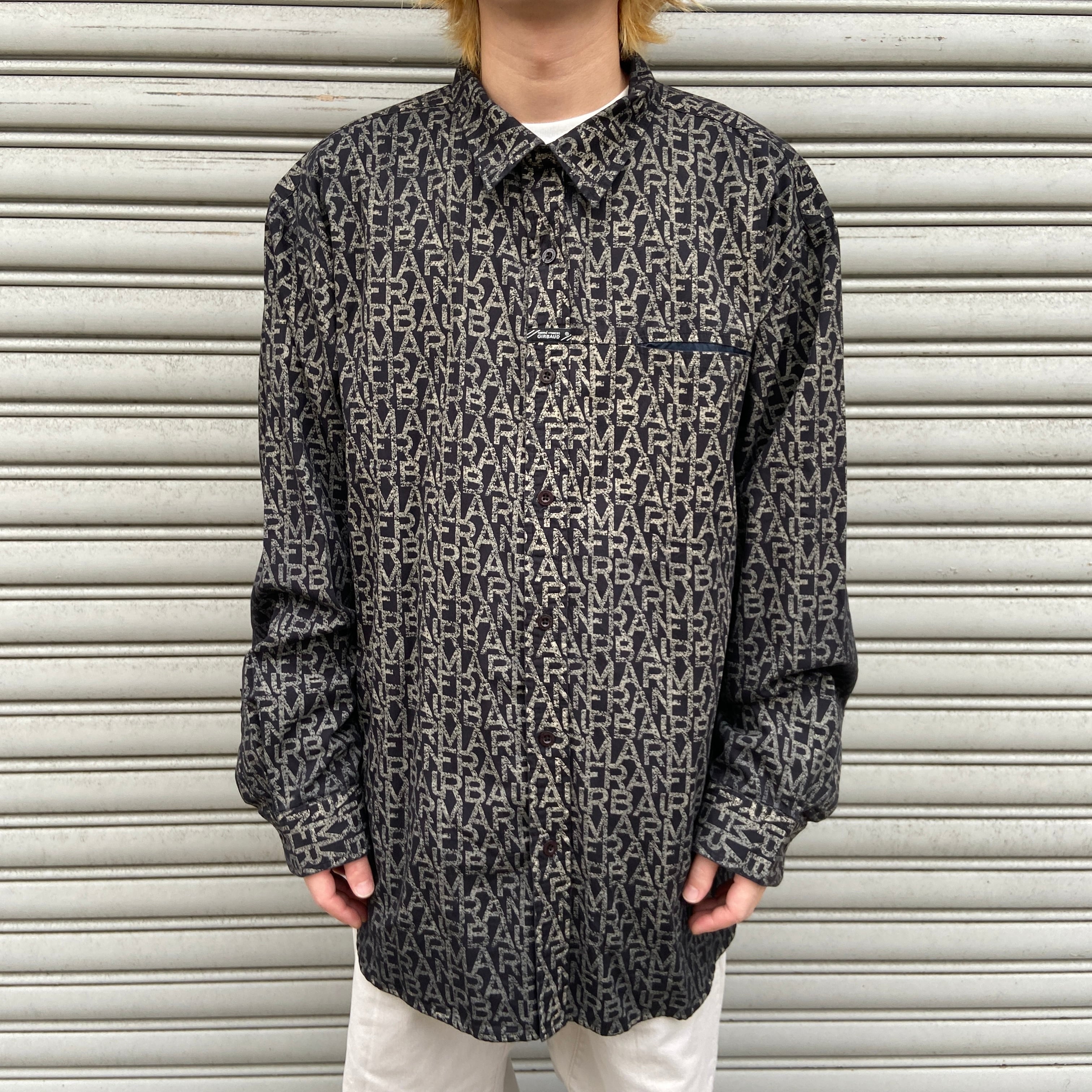 送料無料』マリテフランソワジルボー 総柄長袖シャツ デザインシャツ  