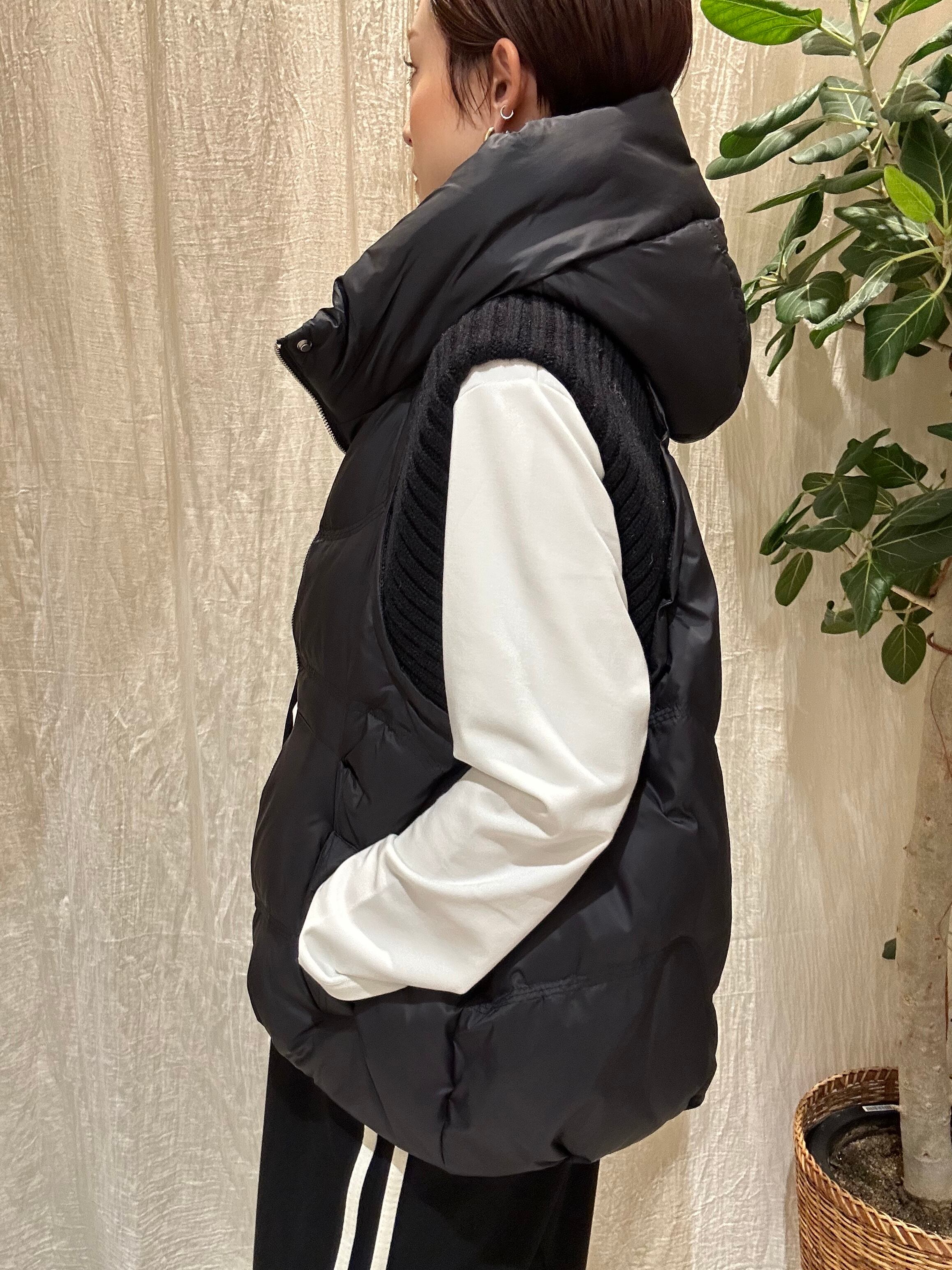 ニットドッキングダウンベスト Pauline Bleu(ポリーヌブロー) | EARL