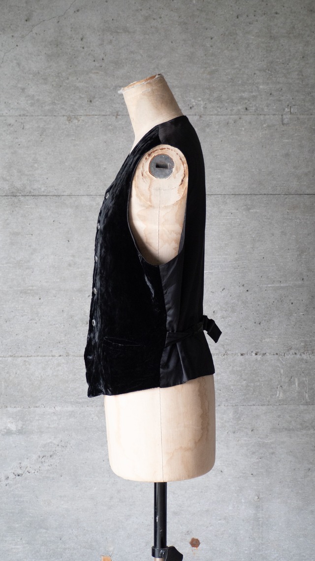 "MARC BAXIS" 1990s Velvet vest
